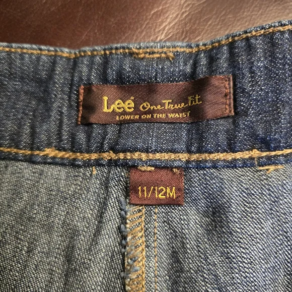 Lee Dark Blue Denim Jean Skirt 11/12 - Picture 3 of 3